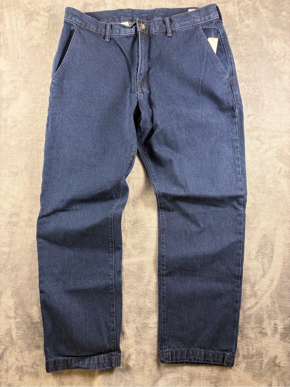 GAP Men's Straight Trouser Cut Jeans in Dark Blue Denim 36x30